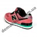 Детские кроссовки New Balance подростковые персиковые